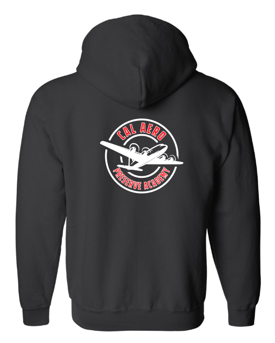 Black Hoodie zip-up back